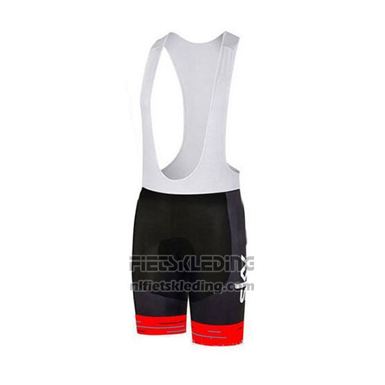 2018 Fietskleding Sky Zwart en Rood Korte Mouwen en Koersbroek